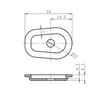 cafe 4 racer - Indy Spacer "Yamaha" black ABS ISY1 Pack of 4 pcs Dimensions: L54 x W36 - HS MOTO Germany Indy Spacer 4251352601506