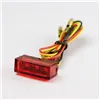 cafe 4 racer - LED Recessed Tail Light "Brick3" Red 3 x SMD Dimensions: W: 27 x H: 10 - HS MOTO Germany LED Rear lights 4251352603913