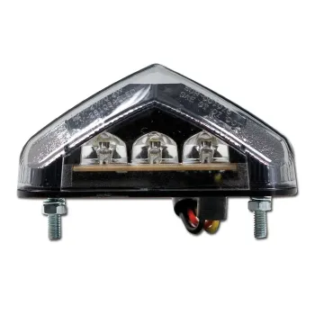 cafe 4 racer - LED Tail Light "Brisk 2" KZB Tinted Dimensions: W: 84 x H: 22 x D: - HS MOTO Germany LED Rear lights 4251352601629