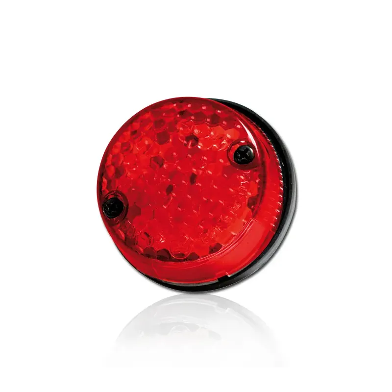 cafe 4 racer - LED Tail Light "CNC" with KZB red Ø 58 mm Height: 25 mm Bolt - HS MOTO Germany LED Rear lights 4251352605634