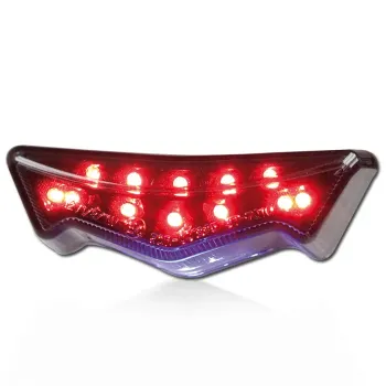 cafe 4 racer - Nitro, mini fender LED taillight. Black. Red lens - MCS LED Rear lights 