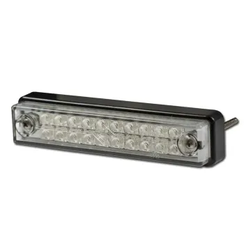 cafe 4 racer - Osvetlenie ŠPZ "TRIO" Strieborný Hliník 3 LED Diery Vzdialenosť: 32 mm E-schválené - HS MOTO Germany Osvetlenie ŠPZ 4251352602411