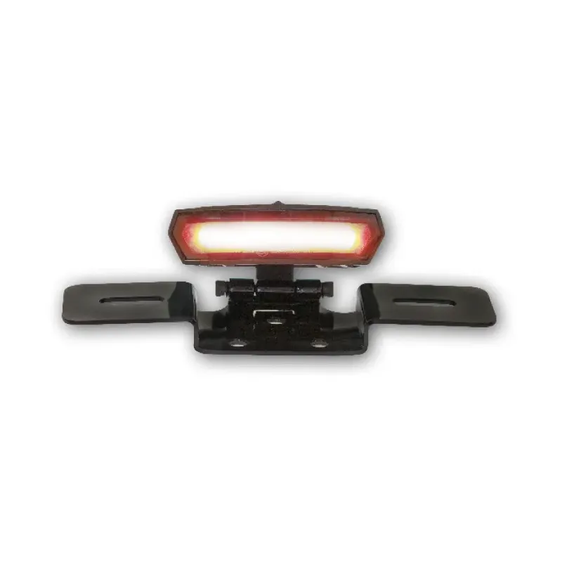 cafe 4 racer - Universal LED Tail Light "Light Guide" Black Dimensions: W: 86 x H: 29 x D: 38mm - HS MOTO Germany LED Rear lights 4251352601117
