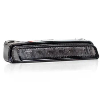 cafe 4 racer - Bates style LED taillight. Chrome. Smoke lens - MCS LED Rear lights 