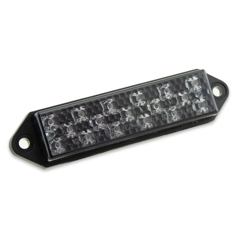 cafe 4 racer - LED Taillight "Superflat I" tinted Dimensions: W: 95 x H: 10.5 x D: 25 - HS MOTO Germany LED Rear lights 4251352657701