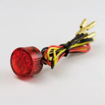 cafe 4 racer - LED Recessed Tail Light "Twenty" Red Dimensions: Ø20 x T: 13 mm E-approved - HS MOTO Germany LED Rear lights 4251352657794