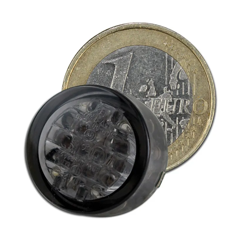 cafe 4 racer - LED Zapustené zadné svetlo "Twenty" tónované sklo Rozmery: Ø20 x T: 13 mm E-schválené - HS MOTO Germany LED Zadné svetlá 4251352601162