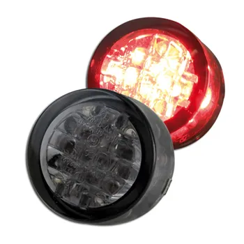 cafe 4 racer - LED Zapustené zadné svetlo "Twenty" tónované sklo Rozmery: Ø20 x T: 13 mm E-schválené - HS MOTO Germany LED Zadné svetlá 4251352601162