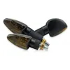 cafe 4 racer - Mini Indicator "Arrow" black tinted glass M8 short E-approved - HS MOTO Germany Standard indicators 4251352607058