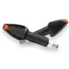 cafe 4 racer - LED Indicator "PEAK" black long tinted pair M10 E-approved - HS MOTO Germany Standard indicators 4251352605894