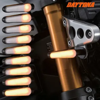 cafe 4 racer - KOSO LED indikátor sekvence INFINITY-D - Koso Sekvenční plovoucí ukazatele směru LED 4054783417223