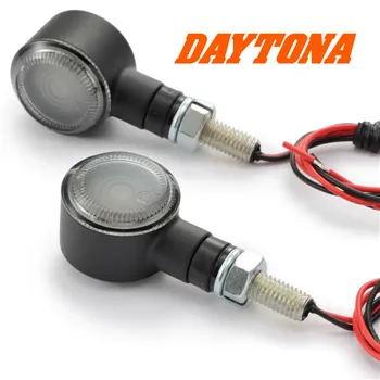 cafe 4 racer - LED ukazatel "SOL" hliník černě tónovaný pár M8 D 72 x Š 25,5 - HS MOTO Germany Standardní ukazatele směru 4251352634047