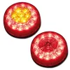 cafe 4 racer - LED Indicator Tail Light Combo "Round" M6 Pair Ø80 mm for ATV/E-Bike/Motorcycle E-approved - HS MOTO Germany LED Rear lights 4251352605047