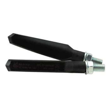 cafe 4 racer - SMD Indicator "LINE" SEQ black ABS M8 tinted Pair L80 x W18 x - HS MOTO Germany Running light LED turn signal 4251926907836
