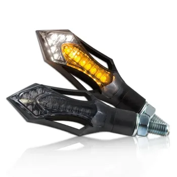 cafe 4 racer - DAYTONA D-Light LED-indikátor, chrom, pár - Daytona Standardní ukazatele směru 
