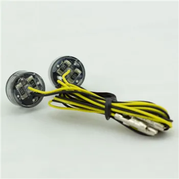 cafe 4 racer - SMD vestavěná sada ukazatelů "Zero" tónovaná pár Rozměry: Ø16 x T 8,5 mm E-schváleno - HS MOTO Germany Standardní ukazatele směru 4251352638540