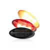 cafe 4 racer - SMD Built-in Indicator Rear Light "Cateye" Tinted Pair Dimensions: L 17 x H 8 x D - HS MOTO Germany 3in1 4251926905245
