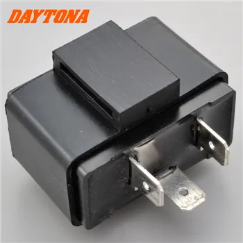 cafe 4 racer - LED Flasher Relay 3-Pole Flasher Relay 3-Pole 12V 0.1-100W 3P Adapter LED - HS MOTO Germany Flasher relays 4251352654755