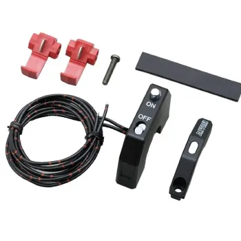 cafe 4 racer - Domino Electric Control switch ENGINE Start/Stop - Domino & Tommaselli 22mm & 7/8 inch 8033900032453