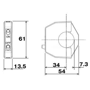 cafe 4 racer - Daytona Switch "Slim Switch" ON/OFF - Daytona 25,4mm & 1 inch  4251352611550