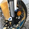 cafe 4 racer - Pár kužeľových luniet Alu 6061 modrá 6 mm - HS MOTO Germany Šrouby & sety 4251352618788