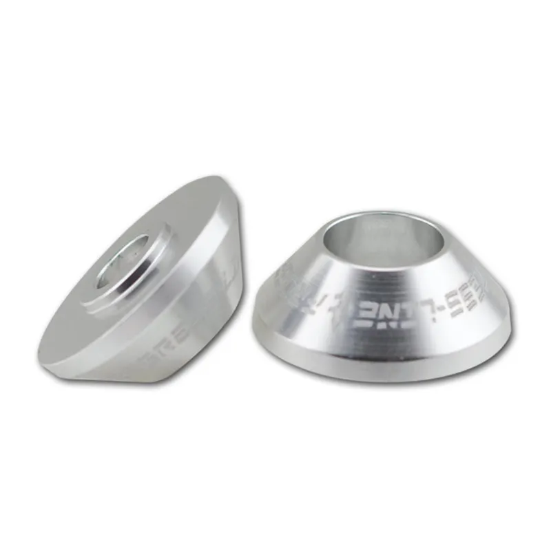 cafe 4 racer - Pár kužeľových luniet Alu 6061 strieborná 6 mm - HS MOTO Germany Šrouby & sety 4251352618818
