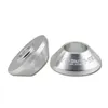 cafe 4 racer - Conical Bezel Pair Alu 6061 Silver 6 mm - HS MOTO Germany Screw nuts sets pins orings 4251352618818