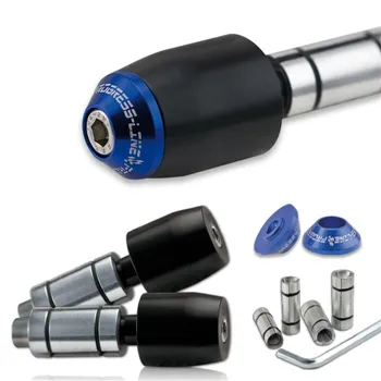 cafe 4 racer - Pár koncoviek riadidiel Accossato, jednofarebné, pre riadidlá s vnútorným priemerom od 12 mm do 20 mm - Accossato  Závažia do riaditok 