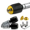 cafe 4 racer - Handlebar Weights "Multi" Aluminum and Steel Handlebars with I Ø 11-23 mm Pair Gold - HS MOTO Germany Bar Ends 4251926901339