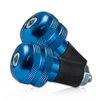 cafe 4 racer - Handlebar Weights Aluminum Blue Ø Outer 28 mm for Steel Handlebars 7/8"-22 mm - HS MOTO Germany Bar Ends 4251352601384