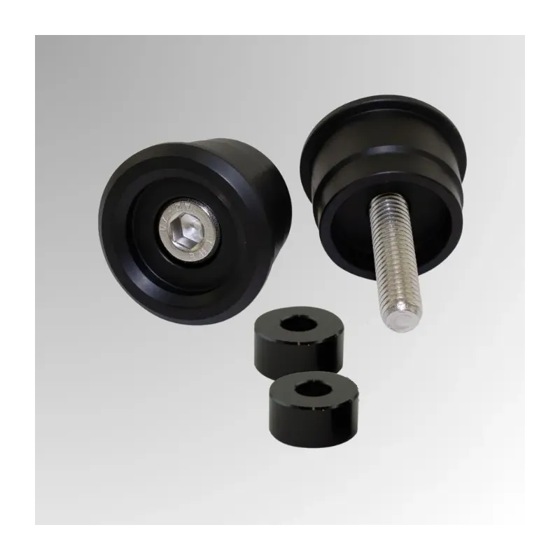 cafe 4 racer - Handlebar End Weights D30 "BASIC" M8Y Yamaha Pair (2 Pieces) Black Anodized Aluminum Adapter for - HS MOTO Germany Bar Ends 4251926911048