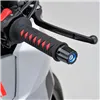 cafe 4 racer - Handlebar Weights Set "COMPASS" Aluminum CNC Blue Anodized 14-19mm - Daytona Bar Ends 4251926906808