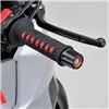 cafe 4 racer - Handlebar Weights Set "COMPASS" Aluminum CNC Orange Anodized 14-19mm - Daytona Bar Ends 4251926906839