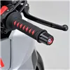 cafe 4 racer - Handlebar Weights Set "COMPASS" Aluminum CNC Red Anodized 14-19mm - Daytona Bar Ends 4251926906815