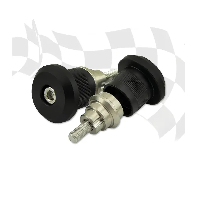 cafe 4 racer - Handlebar End Weights "D28" Black Pair Aluminum M8 Indian OEM Handlebars e.g. Scout Bobber - HS MOTO Germany Bar Ends 4251352669476