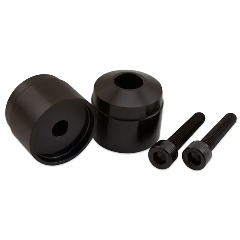 cafe 4 racer - Končíky riadidiel s hmotnosťou "D28" Čierne Pár Systém M6 M6 x 30mm Skrutka Aprilia Vespa - HS MOTO Germany Závažia do riaditok 4251926901513