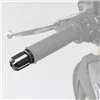 cafe 4 racer - Daytona Handlebar Weights "Groove" Silver Anodized 7/8&quot+1&quot Handlebars with Ø 14-19 mm Pair Aluminum - Daytona Scrambler handlebars 4251352611741