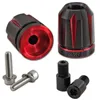 cafe 4 racer - Daytona Handlebar Weights "Scratch" Red Anodized Pair Aluminum CNC Yamaha M16 System - Daytona Scrambler handlebars 4251352623072