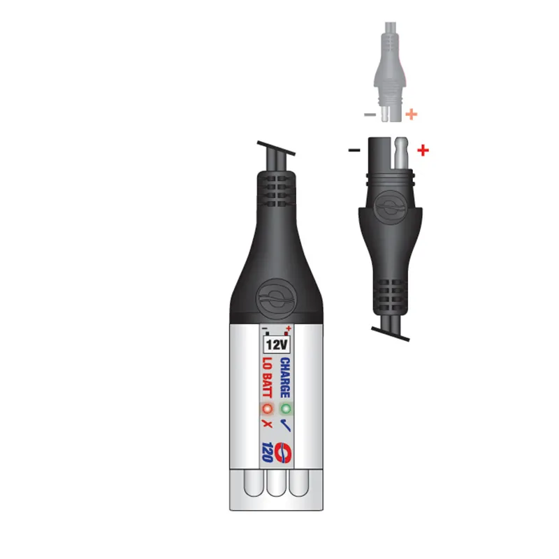 cafe 4 racer - Flashlight OptiMate "SAE-120" LED 12V 40&quot/1m Vehicle Charging System Test Battery Charge Control SAE Connector - OPTIMATE Connectors for chargers 4251352627179