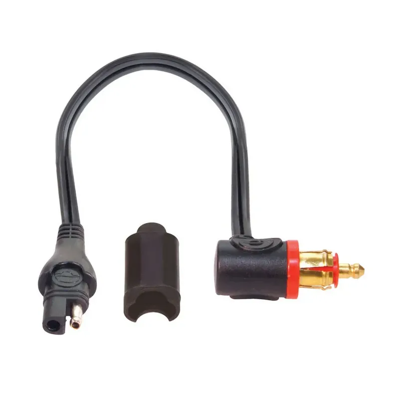 cafe 4 racer - Curb socket connection "O-19" DIN Ø12mm O-19 (SAE) Length 15cm 15A fuse max. 5 - HS MOTO Germany Connectors for chargers 4251352632913