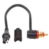 cafe 4 racer - Curb socket connection "O-19" DIN Ø12mm O-19 (SAE) Length 15cm 15A fuse max. 5 - HS MOTO Germany Connectors for chargers 4251352632913