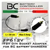 cafe 4 racer - Curb socket connection DIN 4165 BC/AMP for BMW Ducati, KTM and Triumph 12mm DIN - HS MOTO Germany Connectors for chargers 4251352627292