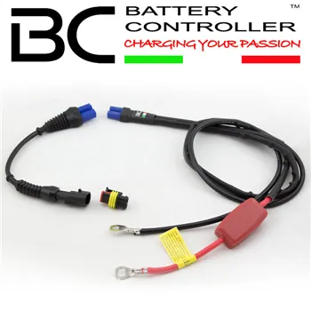 cafe 4 racer - Charging and Jump Start Cable BC K1500 AIR L 40cm BBC Bike Booster Cable - HS MOTO Germany Connectors for chargers 8059070581805
