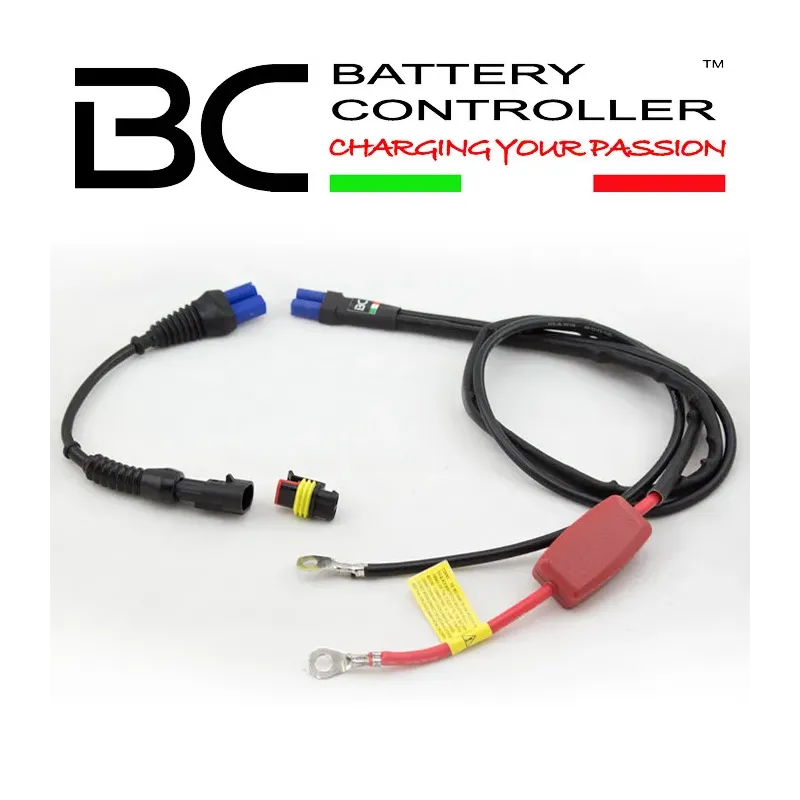 cafe 4 racer - Charging and Jump Start Cable BC K1500 AIR L 40cm BBC Bike Booster Cable - HS MOTO Germany Connectors for chargers 8059070581805