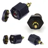 cafe 4 racer - Duální USB 2.0 adaptér 12V-24V 5V 2x2.1A s displejem napětí pro BMW 12mm DIN zásuvku - HS MOTO Germany Port USB 4251352656711