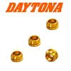 cafe 4 racer - Conical Aluminum Gold Spacer Ring 6mm 4pcs AØ16mm - Daytona Screw nuts sets pins orings 4251352637543