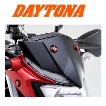cafe 4 racer - Conical Aluminum Red Retaining Ring 8mm 2pcs AØ21mm - Daytona Screw nuts sets pins orings 4251352637673