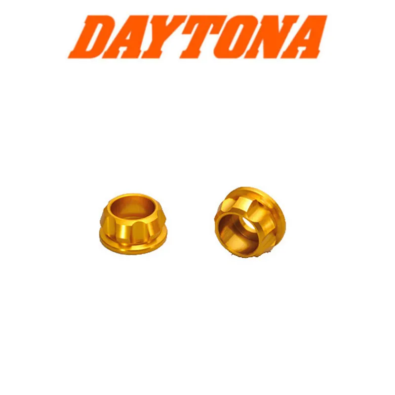 cafe 4 racer - Conical Aluminum Gold Bezel Ring 8mm 2pcs OD21mm - Daytona Screw nuts sets pins orings 4251352637659