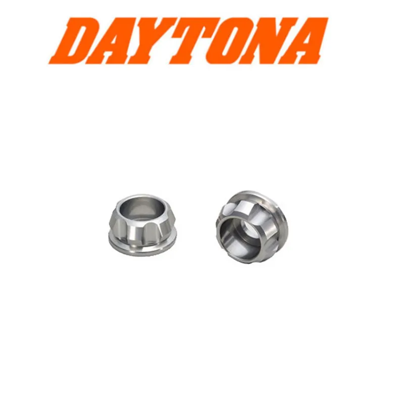 cafe 4 racer - Conical Aluminum Silver Retaining Ring 8mm 2pcs AØ21mm - Daytona Screw nuts sets pins orings 4251352637635