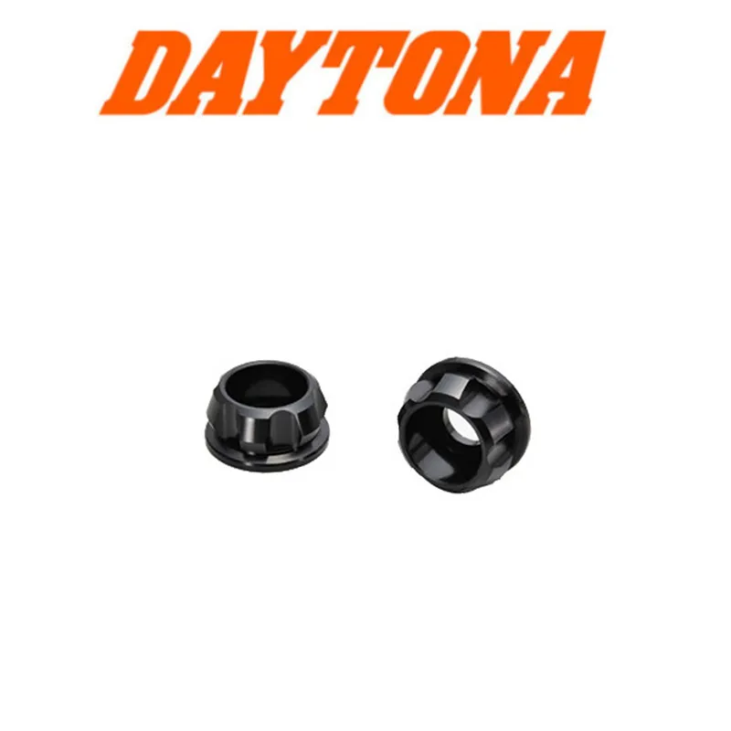 cafe 4 racer - Conical Aluminum Black Retaining Ring 8mm 2pcs AØ21mm - Daytona Screw nuts sets pins orings 4251352637628